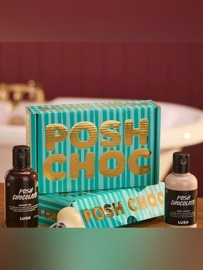 LUSH Posh Chocolate Gift Set — Brand New